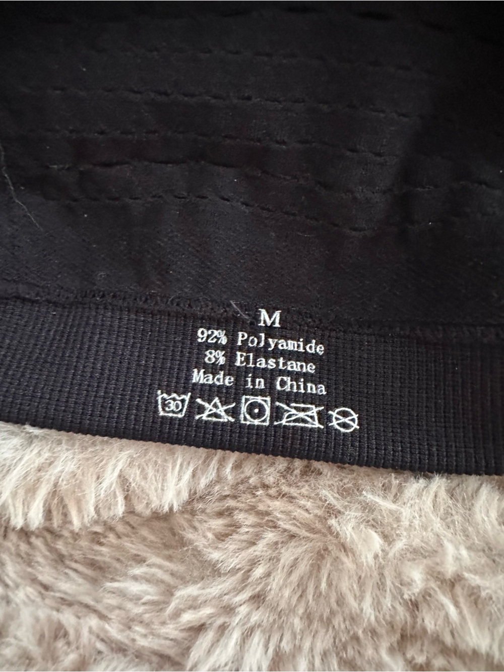 Gymshark Black Ventilated crop top with Logo